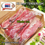 Beef Tenderloin frozen New Zealand NZ AAFCO steak cuts 3" 7.5cm price/pc 500gr (eye fillet mignon daging sapi has dalam)
